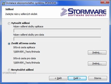 P�einstalace s�ov� verze