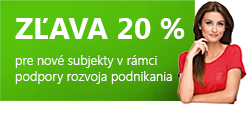 Zľava pre začínajúcich podnikateľov a nové firmy