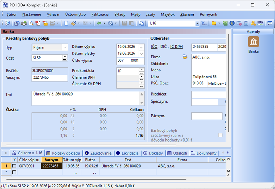 Agenda Banka