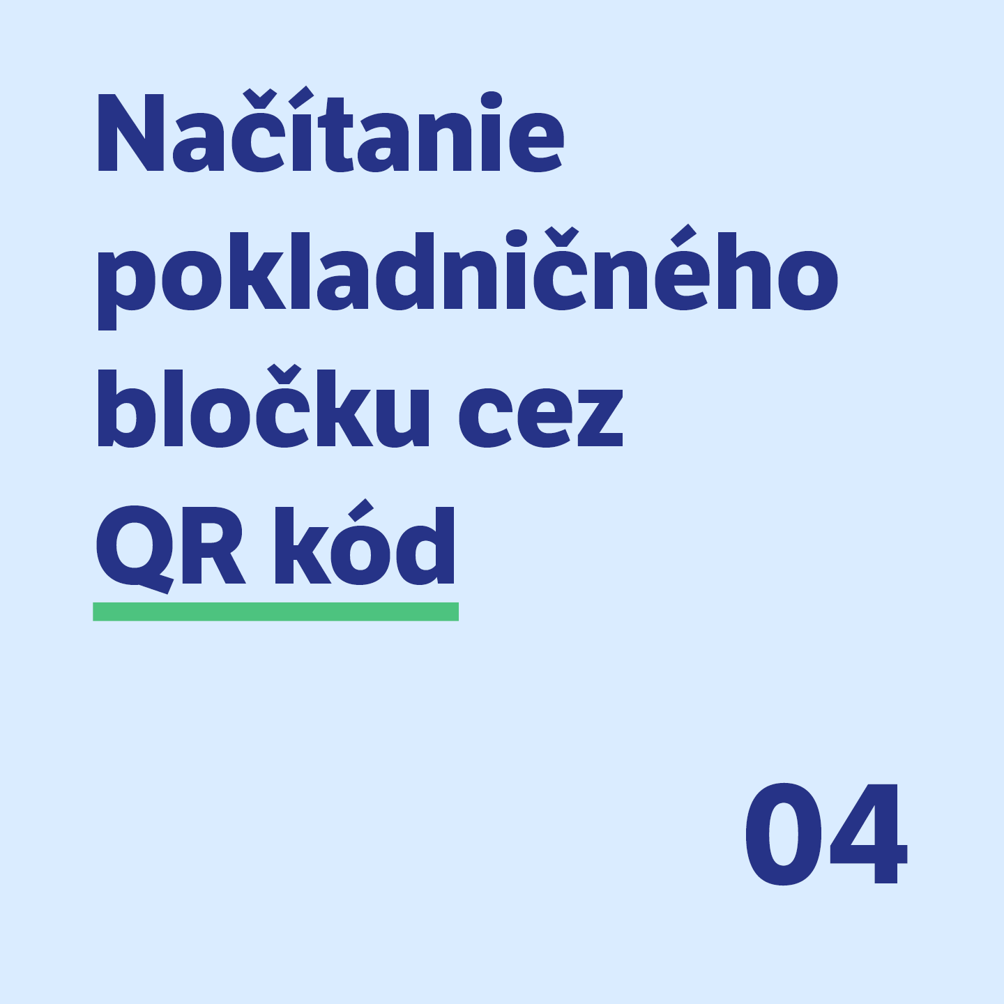 #04 Načítanie pokladničného bločku cez QR kód