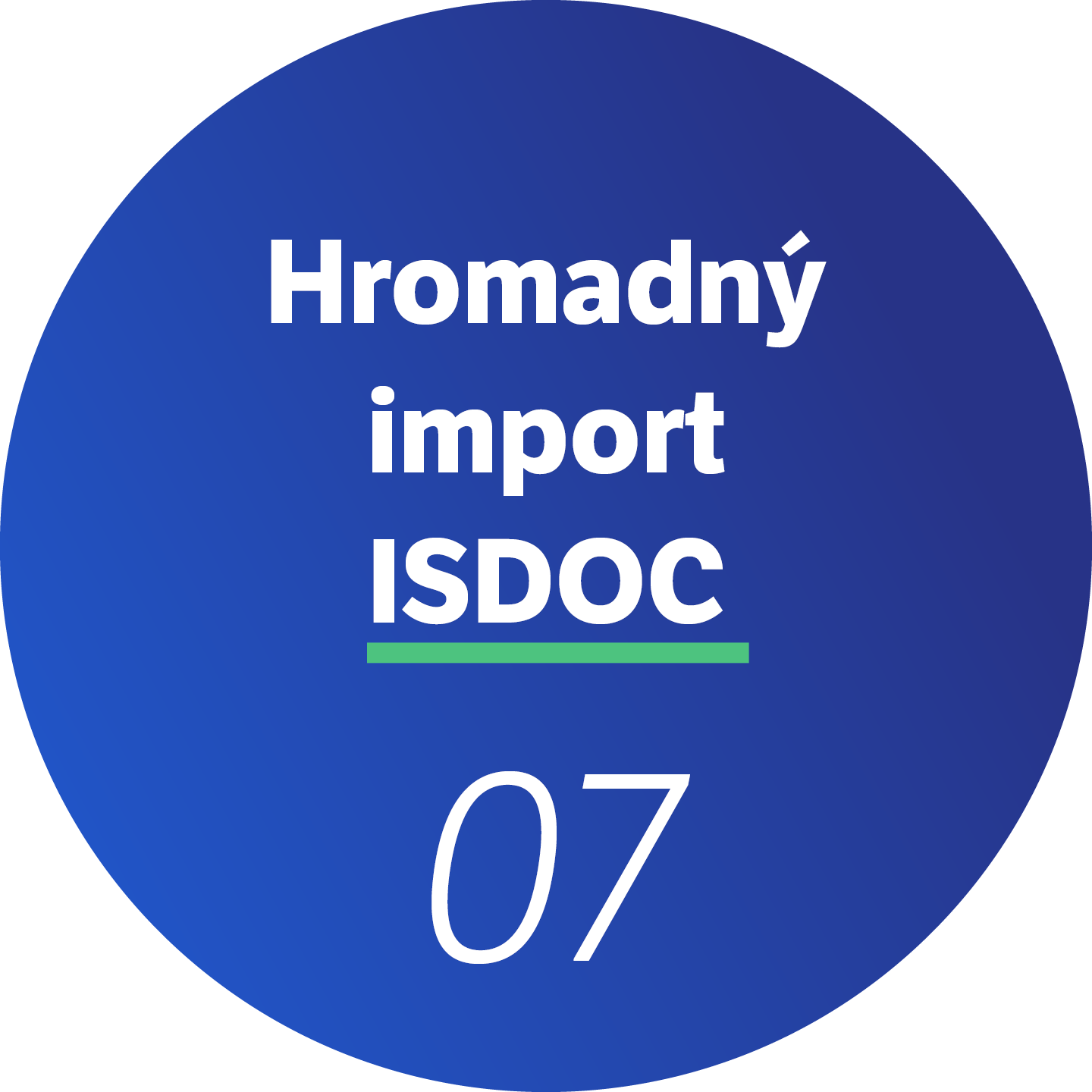 #07 Hromadný import ISDOC