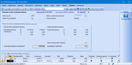 DPH v programu POHODA