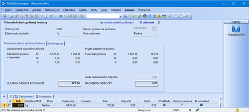 Riadne priznanie k DPH