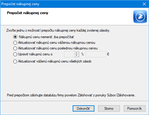Precenenie nákupných cien…